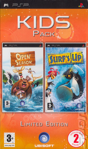 Kids Pack: Open Season & Surf's Up Limited Edition - PSP Cover & Box Art