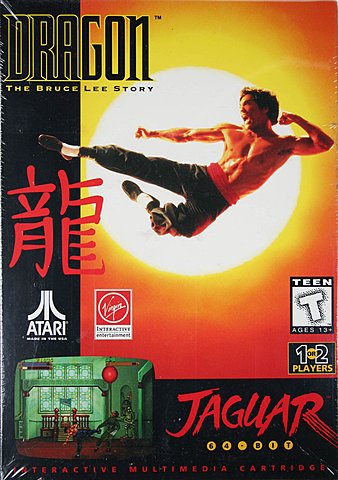 Dragon: The Bruce Lee Story - Jaguar Cover & Box Art