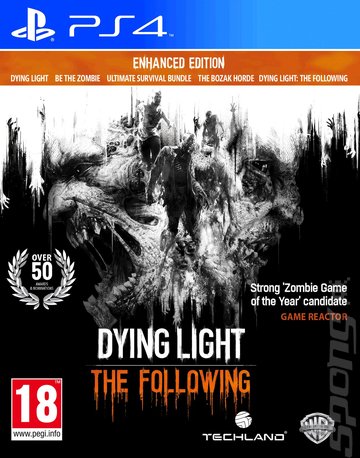Dying Light: The Following: Enhanced Edition - PS4 Cover & Box Art