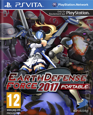 Earth Defense Force 2017: Portable - PSVita Cover & Box Art