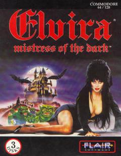 Elvira: Mistress of the Dark - C64 Cover & Box Art