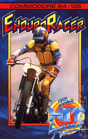 Enduro Racer - C64 Cover & Box Art