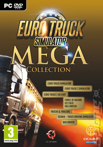 Euro Truck Simulator: Mega Collection - PC Cover & Box Art