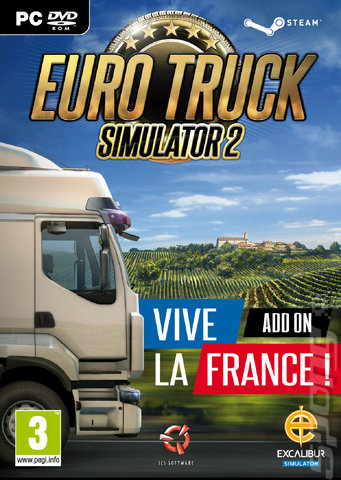 Euro Truck Simulator 2: Vive La France! Add-on - PC Cover & Box Art