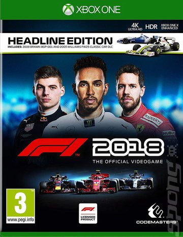 F1 2018 - Xbox One Cover & Box Art