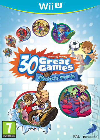 Family Party: 30 Great Games Obstacle Arcade - Wii U Cover & Box Art