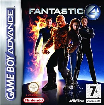 Fantastic Four - GBA Cover & Box Art