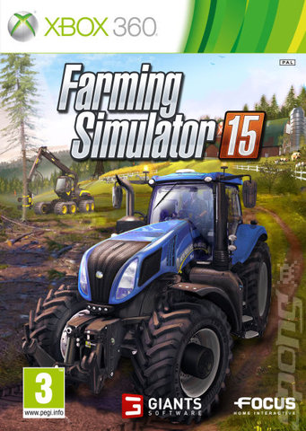 Farming Simulator 15 - Xbox 360 Cover & Box Art