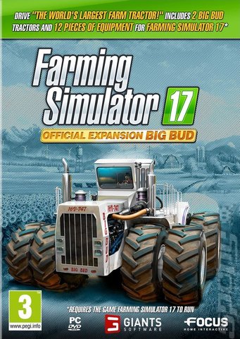 Farming Simulator 17: Official Expansion: Big Bud - PC Cover & Box Art