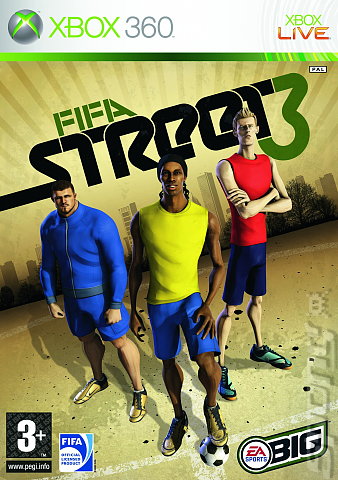 FIFA Street 3 - Xbox 360 Cover & Box Art