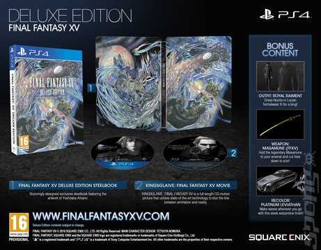 Final Fantasy XV - PS4 Cover & Box Art