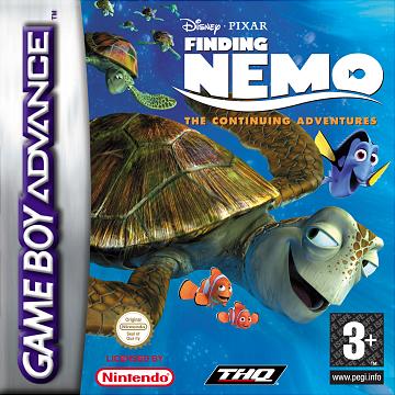 Finding Nemo: The Continuing Adventures - GBA Cover & Box Art