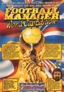 Football Manager World Cup Edition - C64 Cover & Box Art