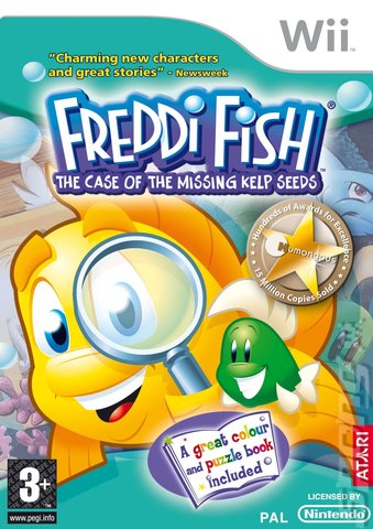 Freddi Fish: The Case of the Missing Kelp Seeds - Wii Cover & Box Art