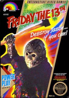 Friday The 13th - NES Cover & Box Art