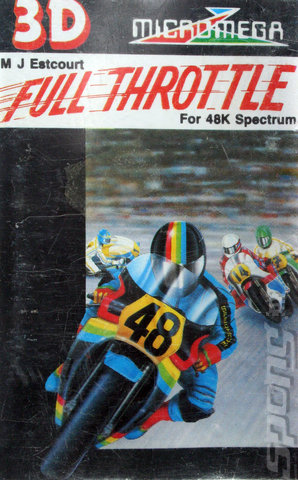 Full Throttle - Spectrum 48K Cover & Box Art
