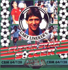 Gary Lineker's Superstar Soccer - C64 Cover & Box Art