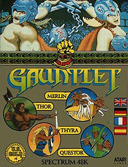 Gauntlet - Sinclair Spectrum 128K Cover & Box Art