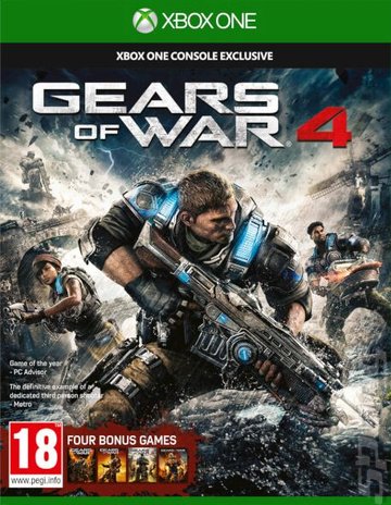 Gears of War 4 - Xbox One Cover & Box Art