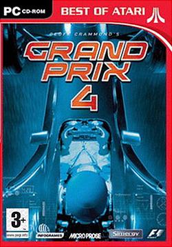 Geoff Crammond's Grand Prix 4 - PC Cover & Box Art