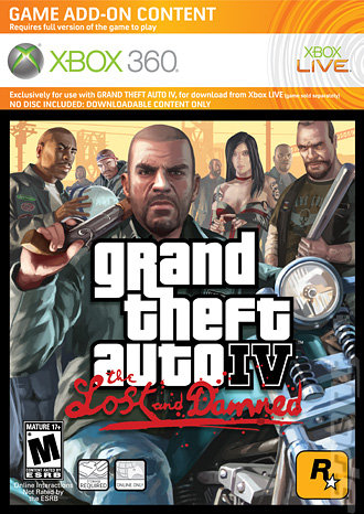 Grand Theft Auto IV: Lost and Damned - Xbox 360 Cover & Box Art