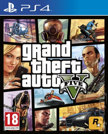 Grand Theft Auto V - PS4 Cover & Box Art