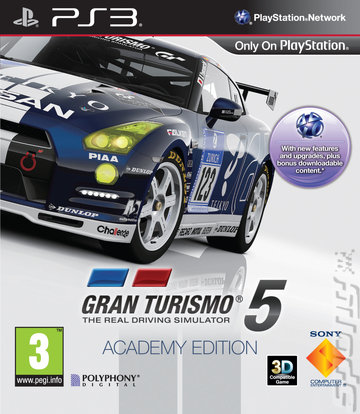 Gran Turismo 5: Academy Edition - PS3 Cover & Box Art