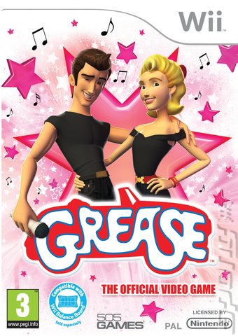 Grease: The Official Video Game - Wii Cover & Box Art