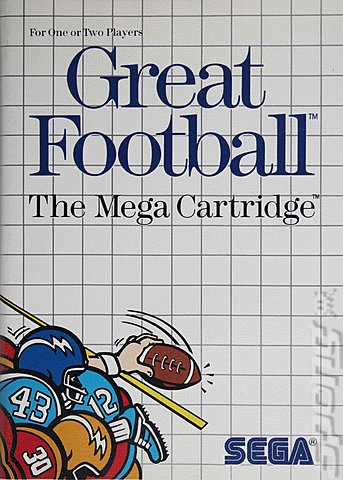 Great Football - Sega Master System Cover & Box Art