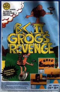 BC II: Grog's Revenge  - C64 Cover & Box Art