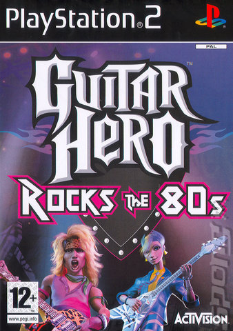 Guitar Hero: Rock the 80s - PS2 Cover & Box Art