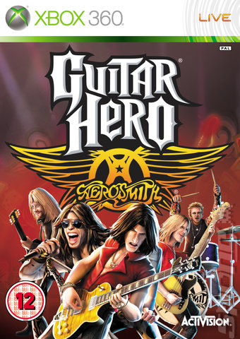 Guitar Hero: Aerosmith - Xbox 360 Cover & Box Art