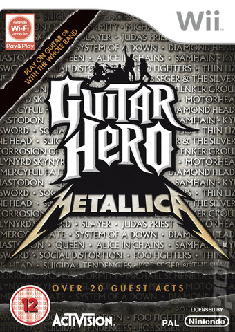 Guitar Hero Metallica - Wii Cover & Box Art