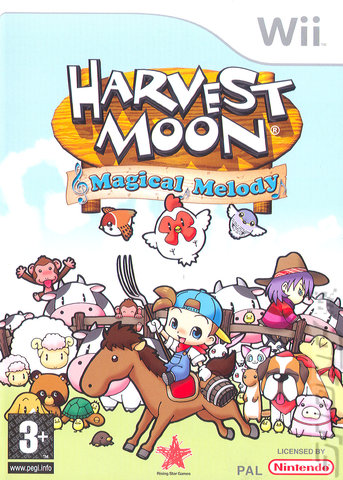 Harvest Moon: Magical Melody - Wii Cover & Box Art
