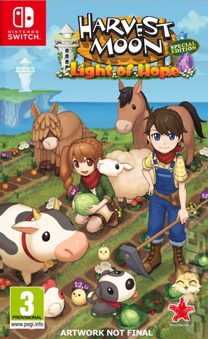 Harvest Moon: Light Of Hope - Switch Cover & Box Art