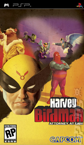 Harvey Birdman: Attorney at Law - PSP Cover & Box Art