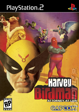Harvey Birdman: Attorney at Law - PS2 Cover & Box Art