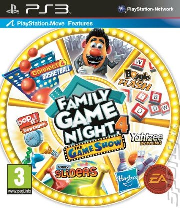 Hasbro Family Game Night 4: The Game Show - PS3 Cover & Box Art