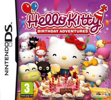 Hello Kitty: Birthday Adventures - DS/DSi Cover & Box Art