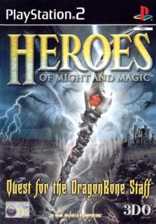 Heroes of Might and Magic: Quest for the Dragon Bone Staff - PS2 Cover & Box Art