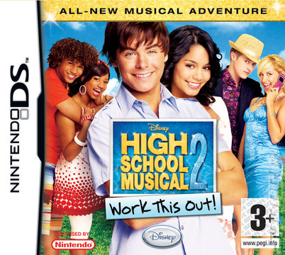High School Musical 2: Work This Out! - DS/DSi Cover & Box Art