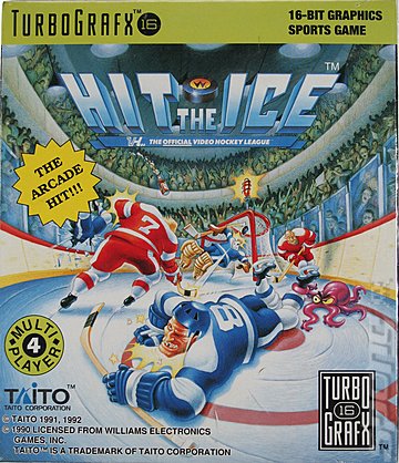 Hit the Ice - NEC PC Engine Cover & Box Art