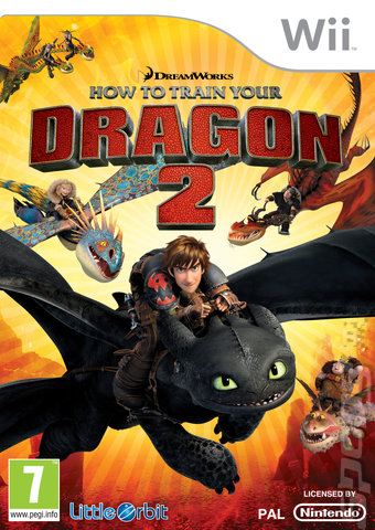 How to Train Your Dragon 2 - Wii Cover & Box Art