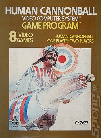 Human Cannonball - Atari 2600/VCS Cover & Box Art