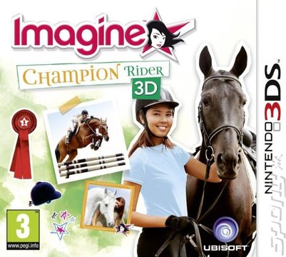 Imagine Champion Rider 3D - 3DS/2DS Cover & Box Art