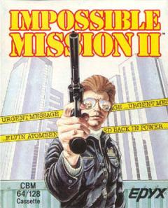 Impossible Mission II - C64 Cover & Box Art