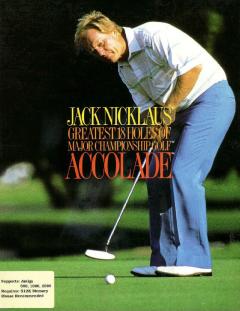 Jack Nicklaus Greatest 18 Holes - Amiga Cover & Box Art