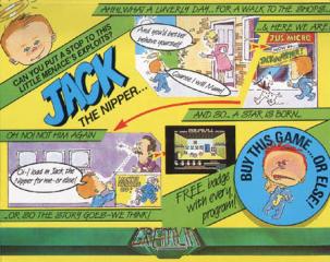 Jack the Nipper - C64 Cover & Box Art