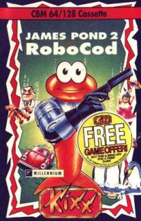 James Pond 2: RoboCod - C64 Cover & Box Art