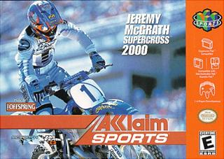 Jeremy McGrath Super Cross 2000 - N64 Cover & Box Art
